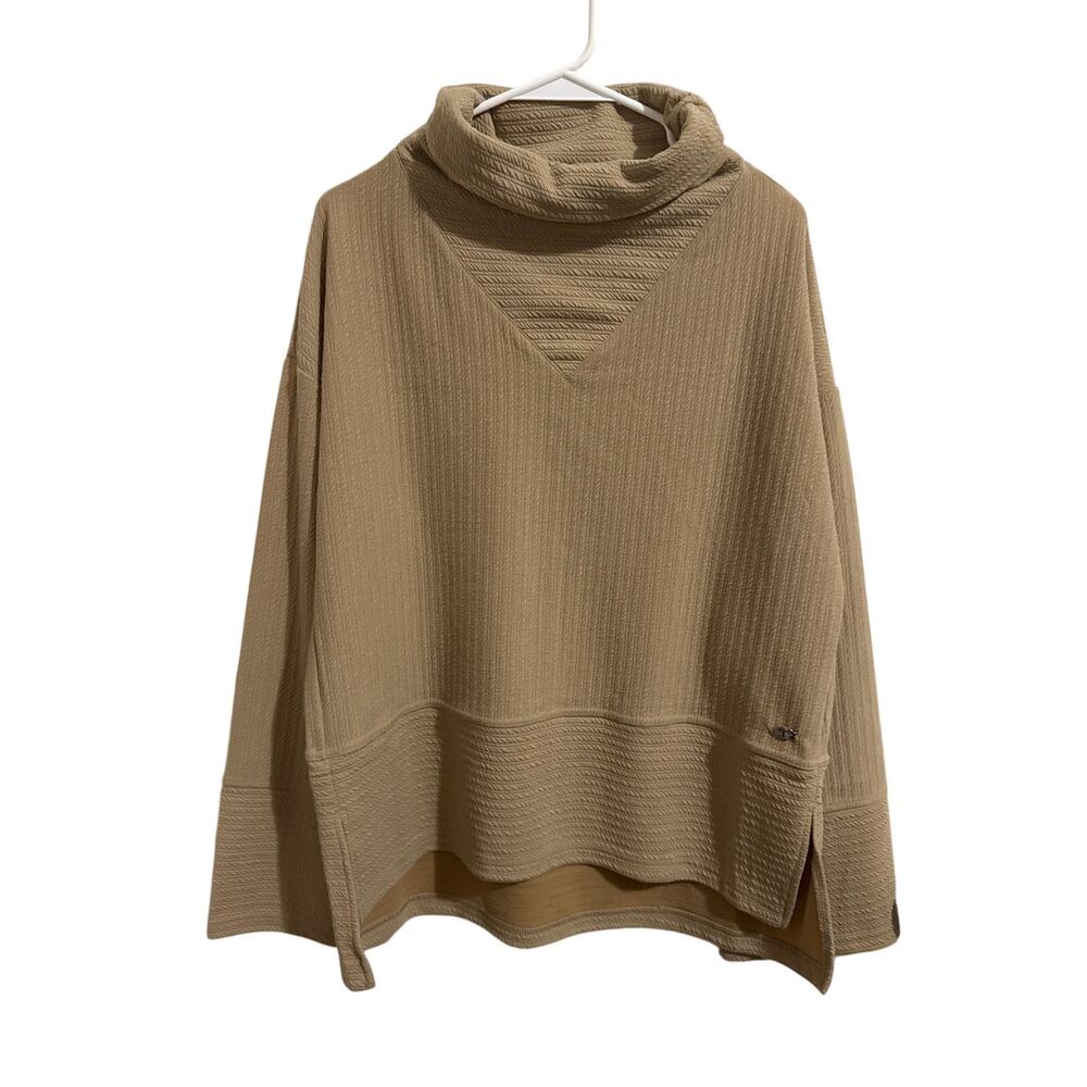 Tahari Sport turtleneck pullover tan in  Women’s M NWT